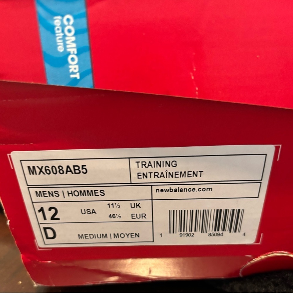New Balance Industrial Black Sneakers with Cushioned Midsole and Durable Outsole - Picture 2 of 9